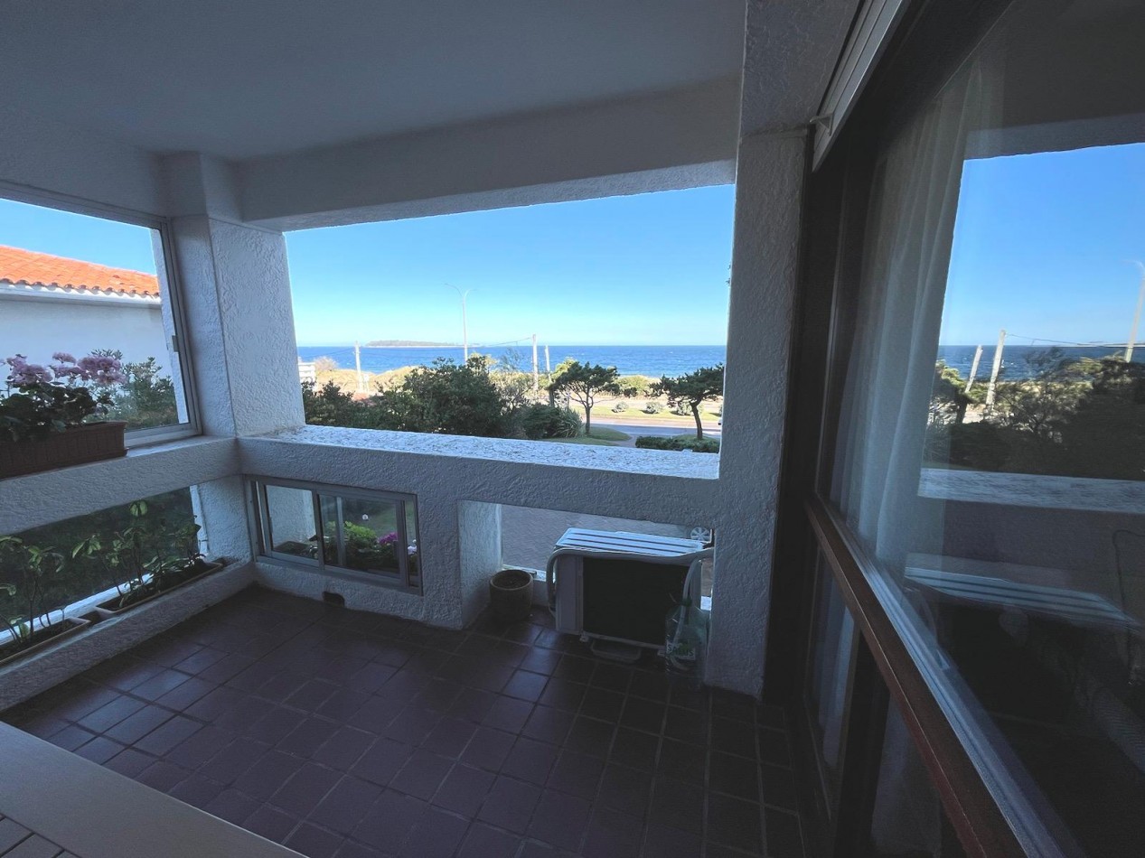 DEPARTAMENTO EN VENTA FRENTE AL MAR EN PUNTA DEL ESTE - URUGUAY  2 DORMITORIOS 2 BAÑOS COCHERA AMENITIES  