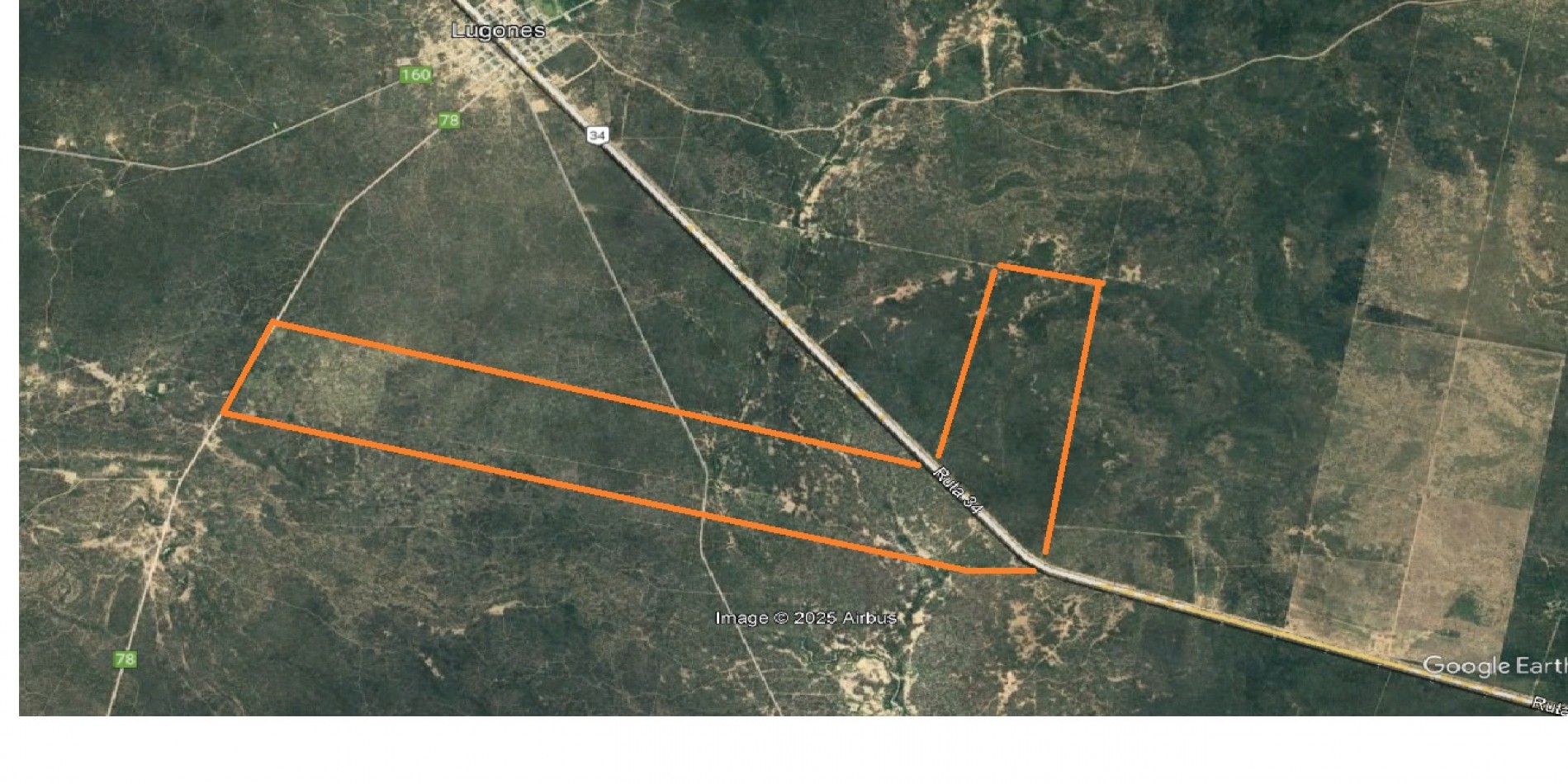 CAMPO EN VENTA A 20 KM CNIA. DORA-SGO  DEL ESTERO S/RUTA N. 34 - 947 HAS  